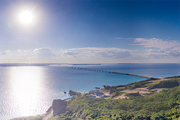 The sashiba Watching Over Irabu Island - Makiyama Observatory