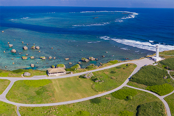 Surrounded by an Emerald Green Sea as Far as the Eye Can See - Higashiennazaki Cape